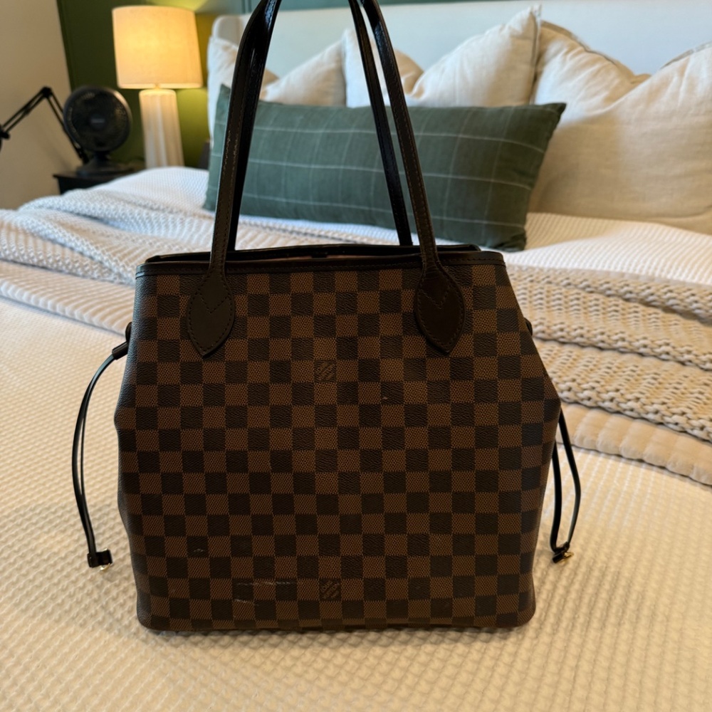 Authentic Louis Vuitton Neverfull MM rose ballerine - Picture 3 of 14